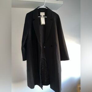H&M Women’s Black Overcoat